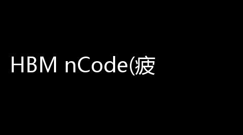 HBM nCode(疲劳和耐久分析软件) 20180262 破解版